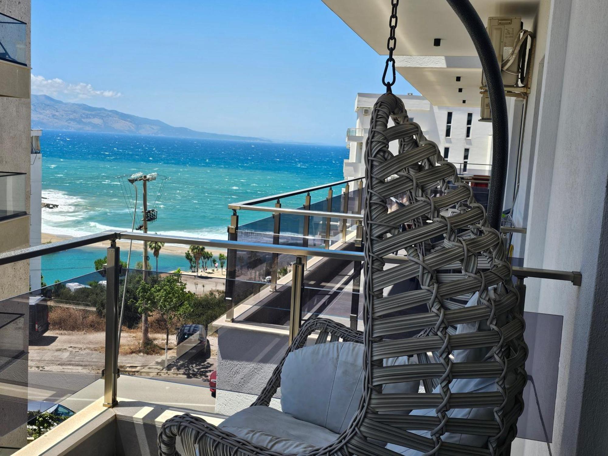 Jusal Sea View Apartment Sarandë Exteriör bild